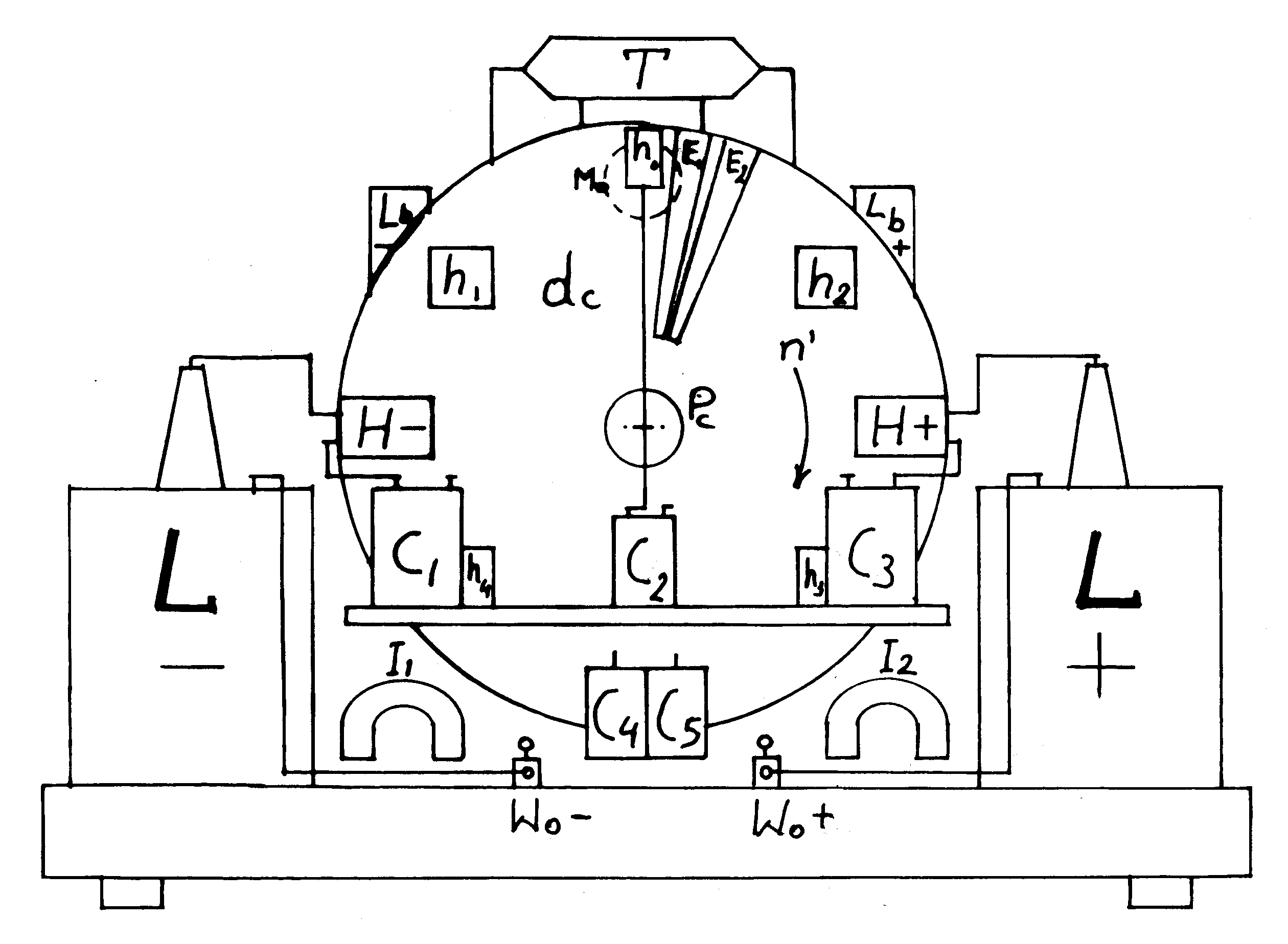Componenti del influenzmaschine (Fig. K5 da [1/4]). L'avviso, quello a causa dei motivi spiegati alle pagine ufonauts.20m.com di fotoricettore ed ufonauci.w.interia.pl, illustrazioni a volte vitali possono essere ostruiti dal comparire alle pagine di fotoricettore.  Quando questo accade, cerchili ad altre pagine dal menu (per esempio su energia libera, o con testo di [1/4]).
